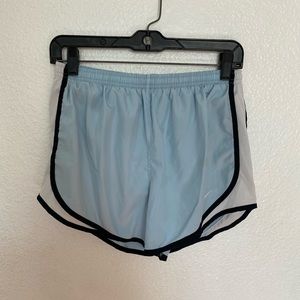 Blue nike athletic shorts